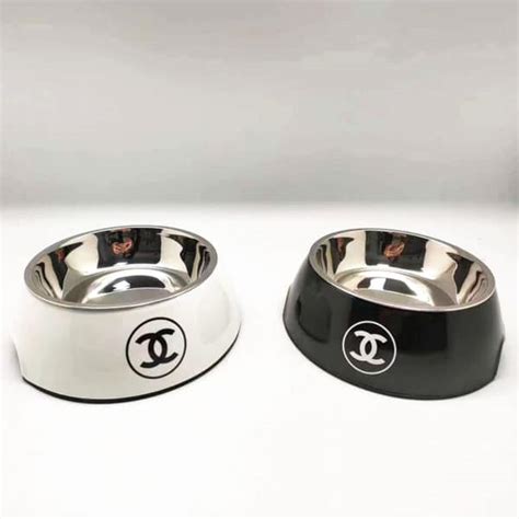 chanel dog bowl replica|coco chanel dog accessories.